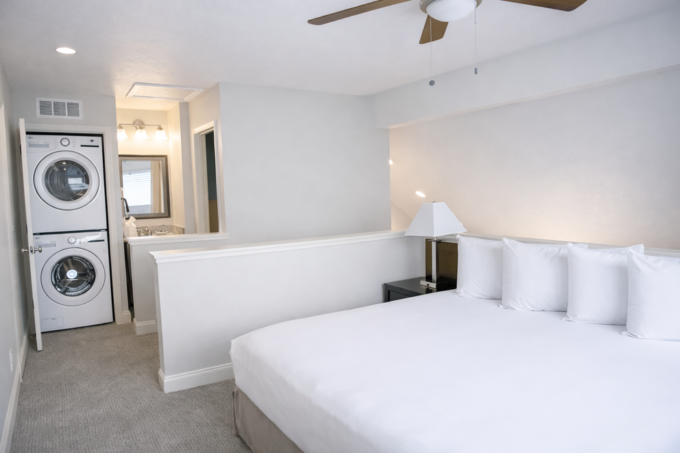 Penthouse King Bedroom/Washer/Dryer