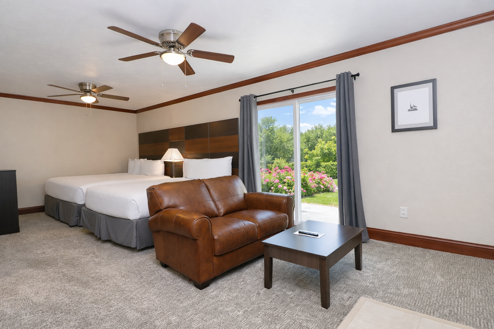 2 Queen Bed Suite Living Room