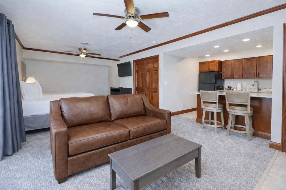 2 Queen Bed Suite Living Room