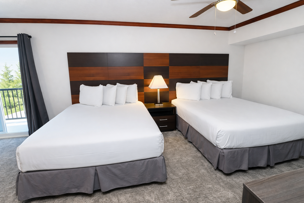 2 Queen Bed Suite Bedroom